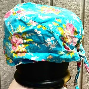 Floral Adjustable Scrub Cap